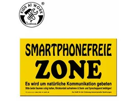 Corvus Schild Smartphonefreie Zone