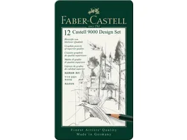 FABER CASTELL Bleistift Castell 9000 12er Design Set
