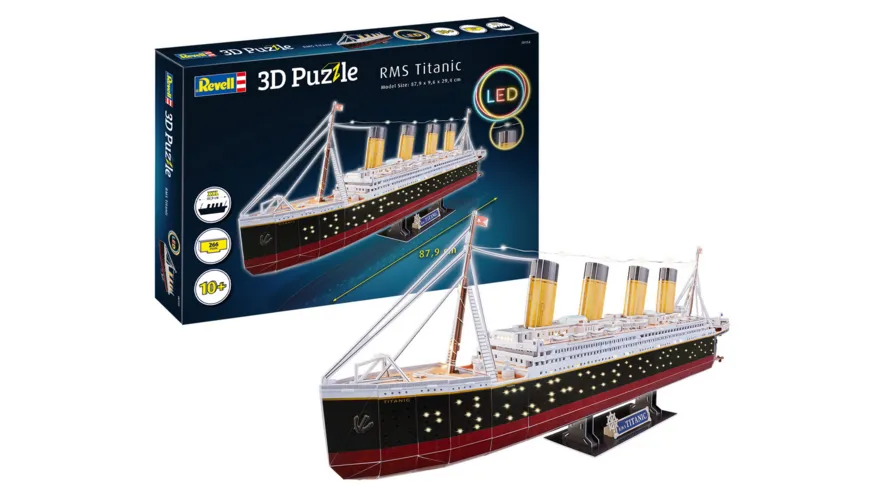 Revell 00154 - 3D Puzzle - RMS Titanic - LED Edition