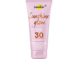 LAVOZON Sonnenmilch Sunshine Glow LSF 30