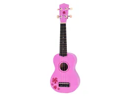 Voggenreiter Mini Gitarre Ukulele Pink Lady 1059