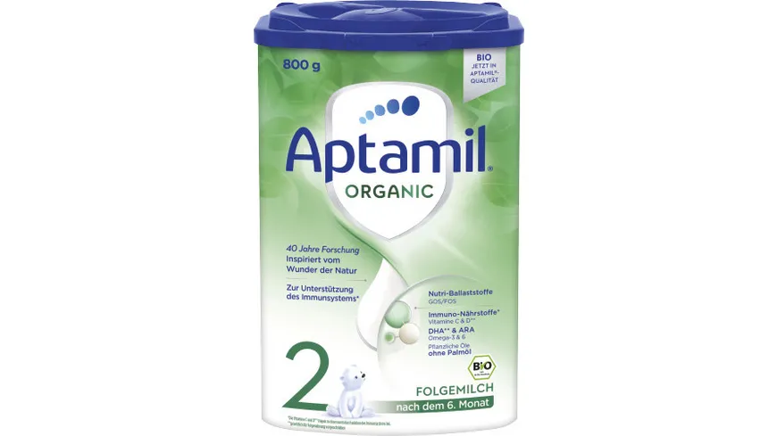 Aptamil Organic 2 Bio-Folgemilch