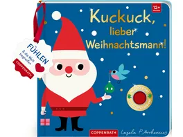 Coppenrath Verlag Mein Filz Fuehlbuch Kuckuck lieber Weihnachtsmann F und b