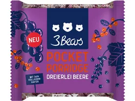 3Bears Pocket Porridge Dreierlei Beere