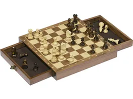 Goki Magnetisches Schachspiel mit Schubladen 56919