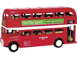 Goki London Bus aus Spritzguss L 12 cm PF993