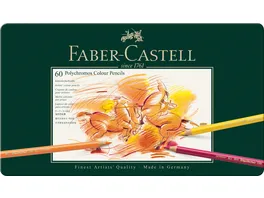FABER CASTELL Farbstift Polychromos 60er Metalletui