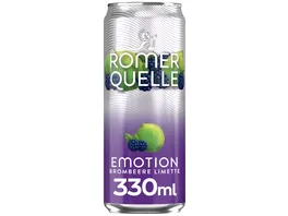 Roemerquelle Emotion Mineralwasser Geschmack Brombeere Limette