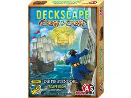 ABACUSSPIELE Deckscape Crew vs Crew Die Pirateninsel 38211