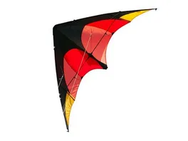 ELLIOT Delta Sport schwarz rot orange rtf 168 x 77 cm Lenkdrachen 1016511