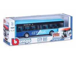Bburago 19cm City Bus Tueren zum Oeffnen sortiert 1 Stueck