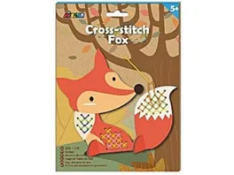 Avenir Cross Stitch Fox Bedruckte Tierschablonen zum Besticken und Aufstellen 6301441