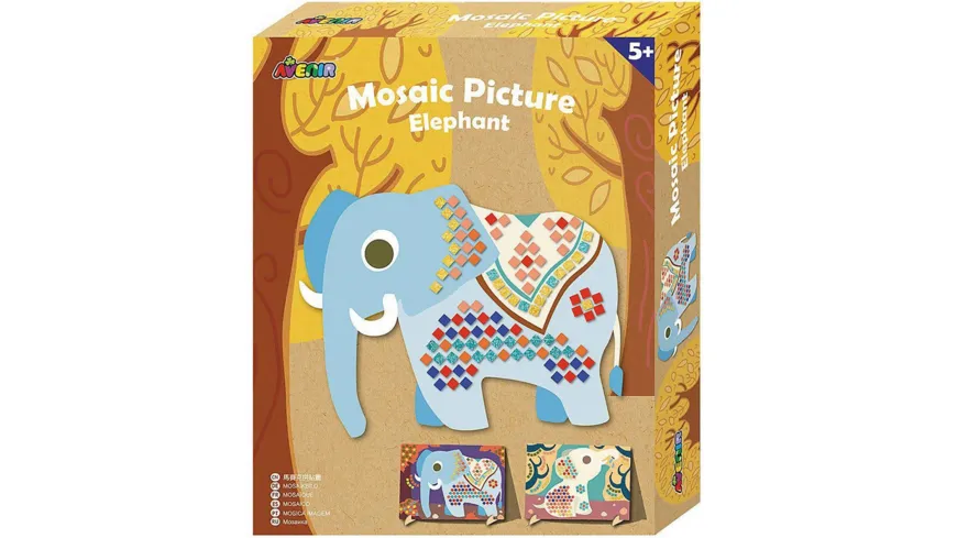 Avenir Mosaic Picture Elephant selbstklebende Mosaikbilder 6301458