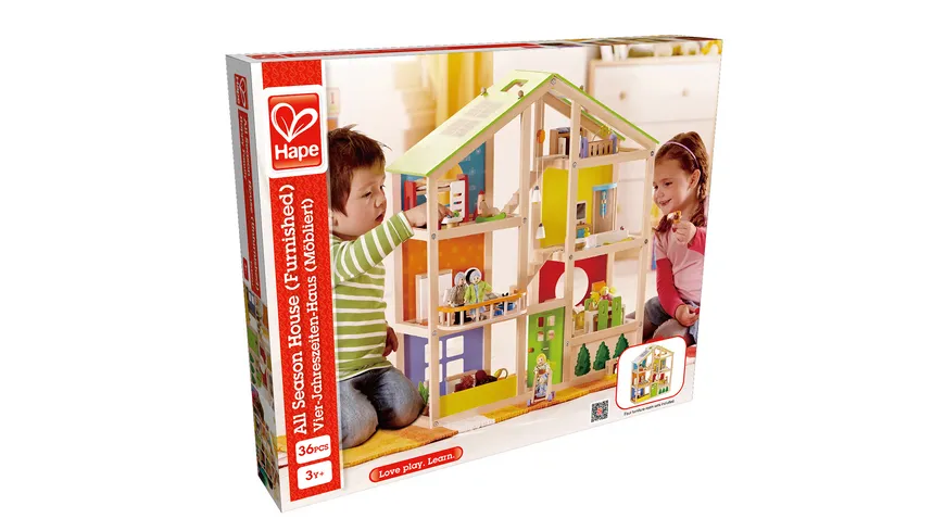 Hape VierJahreszeiten Haus (möbliert) E3401 online