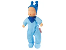 Kaethe Kruse Baby Schatzi blau Puppe K0138235