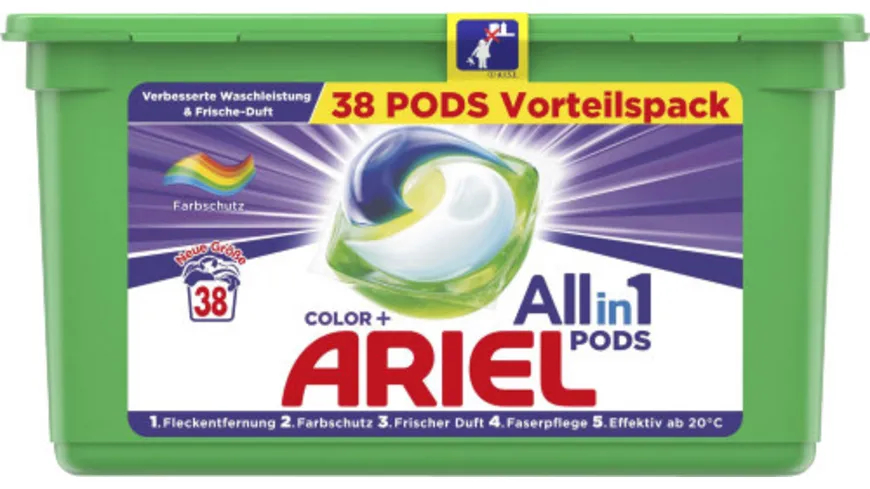 Ariel Colorwaschmittel All-in-1 Pods 26.3g - 38WL