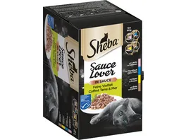 SHEBA Schale Multipack Sauce Lover Feine Vielfalt MSC 12 x 85g