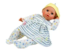 Schildkroet Puppen Baby Amy 45 cm mit Schnuller Malhaar blaue Schlafaugen 7545978