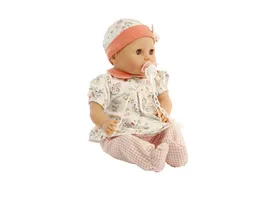 Schildkroet Puppen Baby Amy 45 cm mit Schnuller Malhaar braune Schlafaugen 7545060