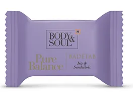 Body Soul Badetab Pure Balance mit Mit Iris Sandelholzduft
