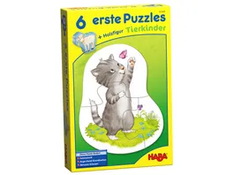 HABA 6 erste Puzzles Tierkinder 303309