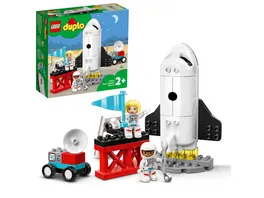 LEGO 10944 DUPLO Spaceshuttle Weltraummission Rakete Spielzeug