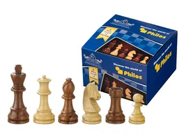 Philos Spiele Artus KH 83 mm Schachfiguren in Set Up Box 21851