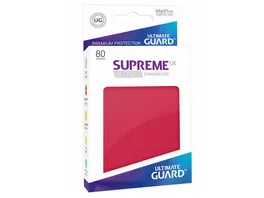 Ultimate Guard Supreme UX Sleeves 80 Rot UGD010544