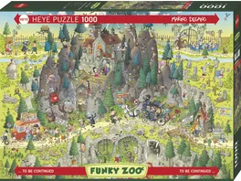 Heye Standardpuzzle 1000 Teile Transylvanian Habitat Funky Zoo 299637