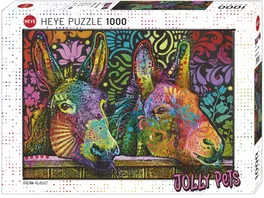Heye Standardpuzzle 1000 Teile Donkey Love Jolly Pets 299378