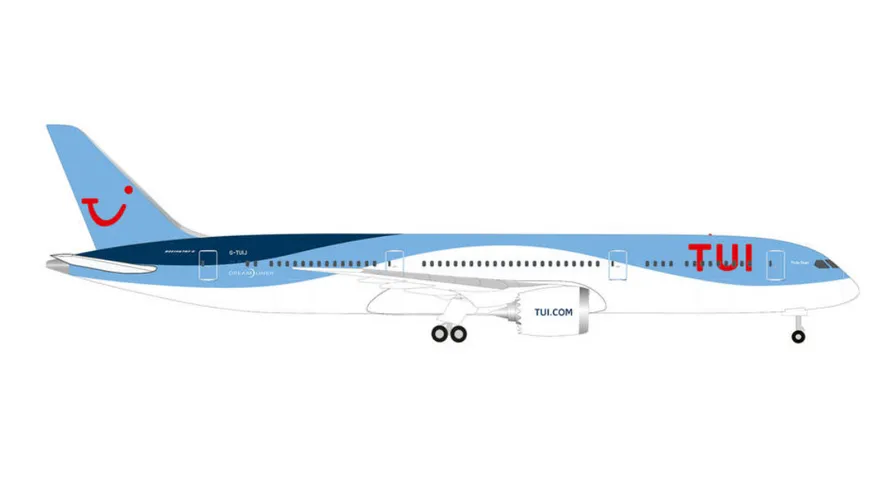 Herpa 534642 Wings - TUI Airways Boeing 787-9 Dreamliner – G-TUIJ „Pixie Dust“