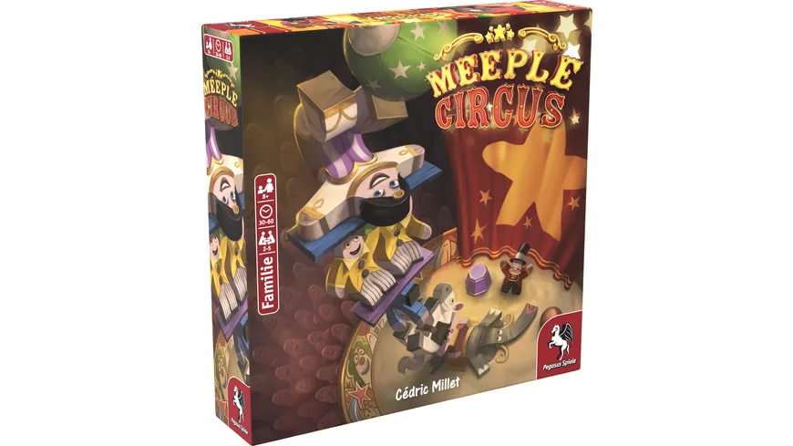 Pegasus - Meeple Circus (deutsche Ausgabe) 57022G Familienspiel