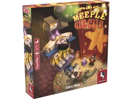 Pegasus Meeple Circus deutsche Ausgabe 57022G Familienspiel