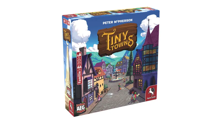 Pegasus - Tiny Towns (deutsche Ausgabe) 51226G Familienspiel
