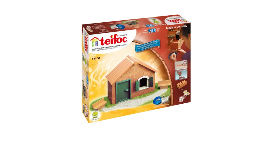 Teifoc Haus mit Dachplatte Tei51