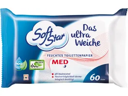 SoftStar Feuchtes Toilettenpapier Ultra Weich Med