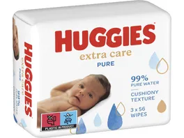 Huggies sensitive Baby Feuchttuecher Pure Extra Care 3x56 Tuecher