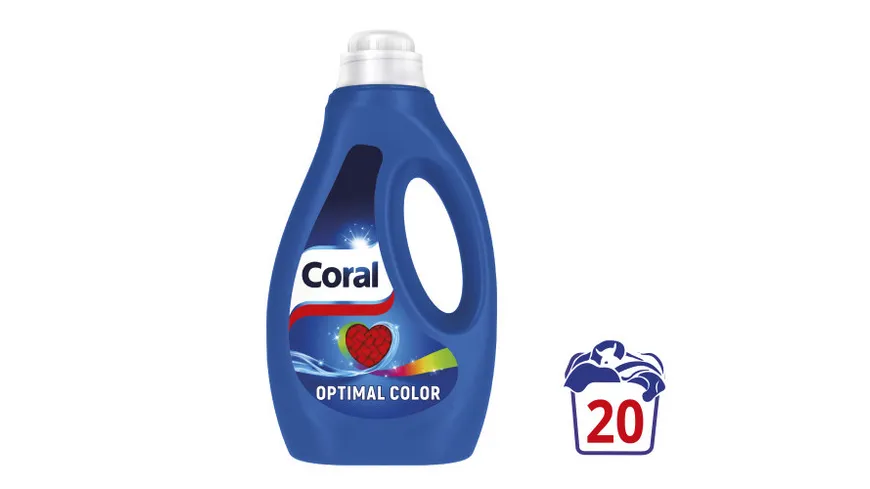 Coral Flüssigwaschmittel Optimal Color 20WL