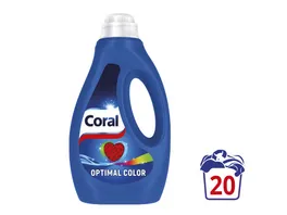 Coral Fluessigwaschmittel Optimal Color fluessig 20 WL 1 0 L