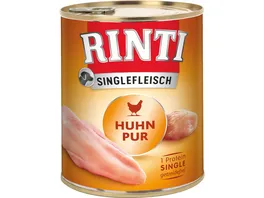 RINTI Hundenassfutter Singlefleisch Huhn Pur
