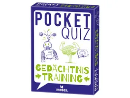 moses Pocket Quiz Gedaechtnistraining 100293