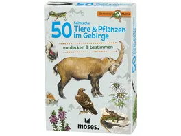 moses Expedition Natur 50 heimische Tiere Pflanzen im Gebirge 9762