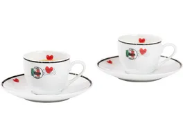 Ritzenhoff Breker Espressotassen Caffe Amore 2er Set