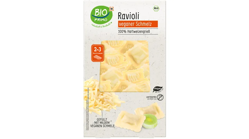 Bio Primo Ravioli Veganer Schmelz