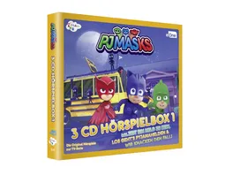 PJ Masks Pyjamahelden Hoerspielbox 1 3CDs