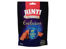 RINTI Hundesnack Singlefleisch Exclusive Snack Ross pur