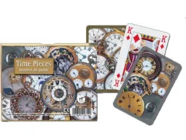 Piantnik Time Pieces Spielkarten mit Uhrwerken im Deckblatt 2261