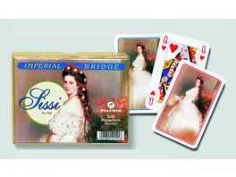 Piatnik Sissi Imperial Bridge Spielkarten mit Deckblatt von Kaiserin Sissi 2212