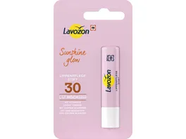 LAVOZON Lippenpflegestift Sunshine Glow LSF 30 Octocrylenfrei