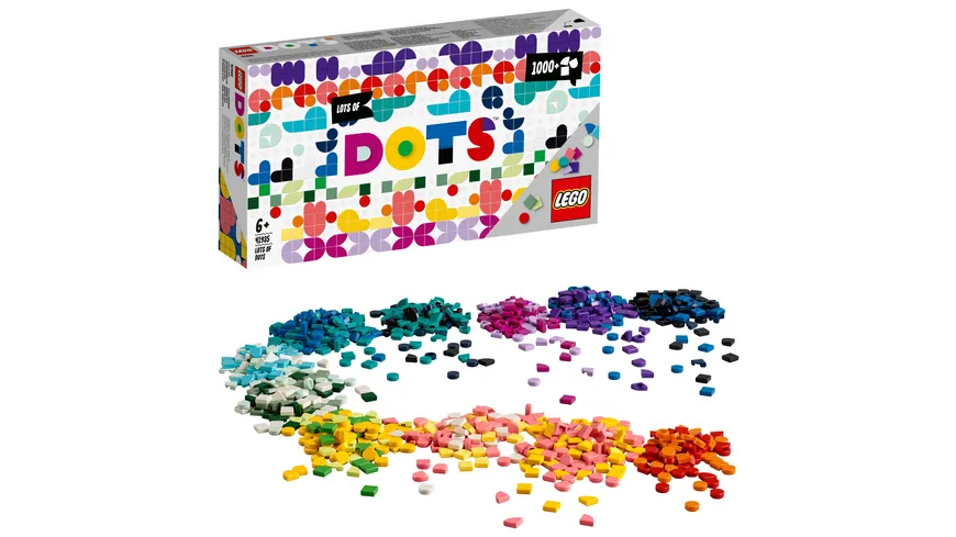 LEGO DOTS 41935 Ergänzungsset XXL Bastelset für Mädchen und Jungen